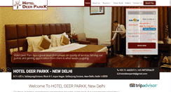 Desktop Screenshot of hoteldeerparkk.com